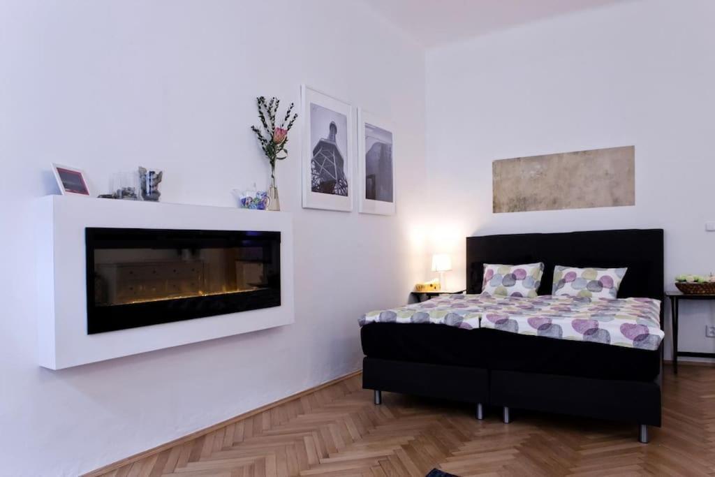 Prague Center Apartment With Fireplace Eksteriør billede